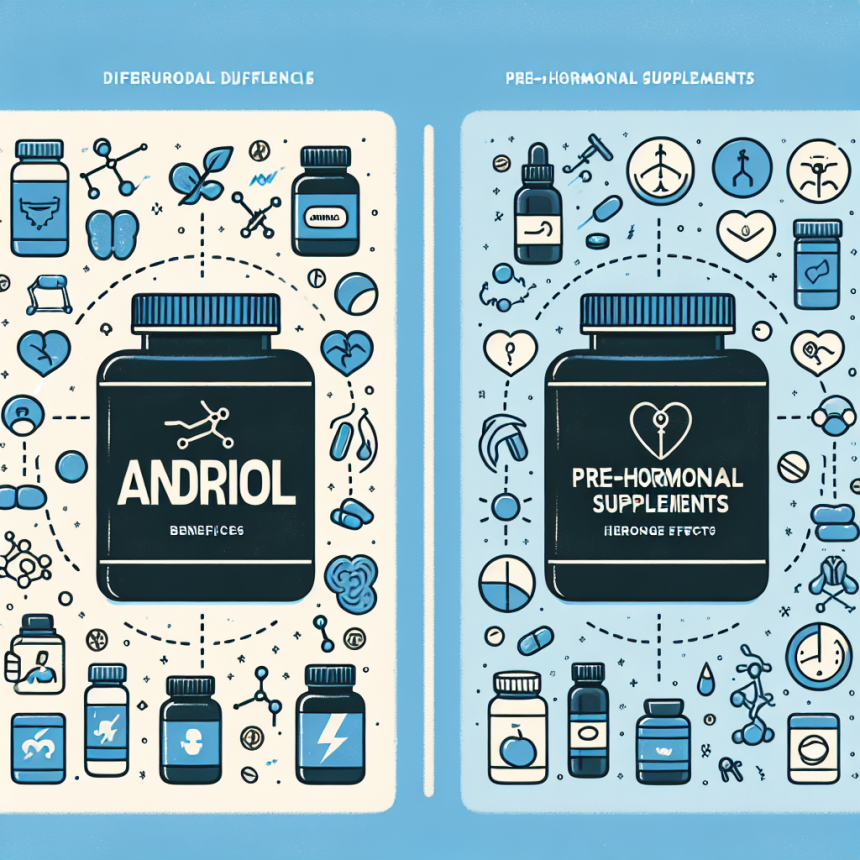 Andriol y suplementos pre-hormonales: diferencias