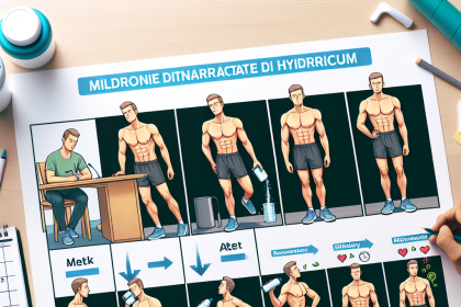 Cómo monitorear el progreso con fotos durante Mildronate Dihydricume