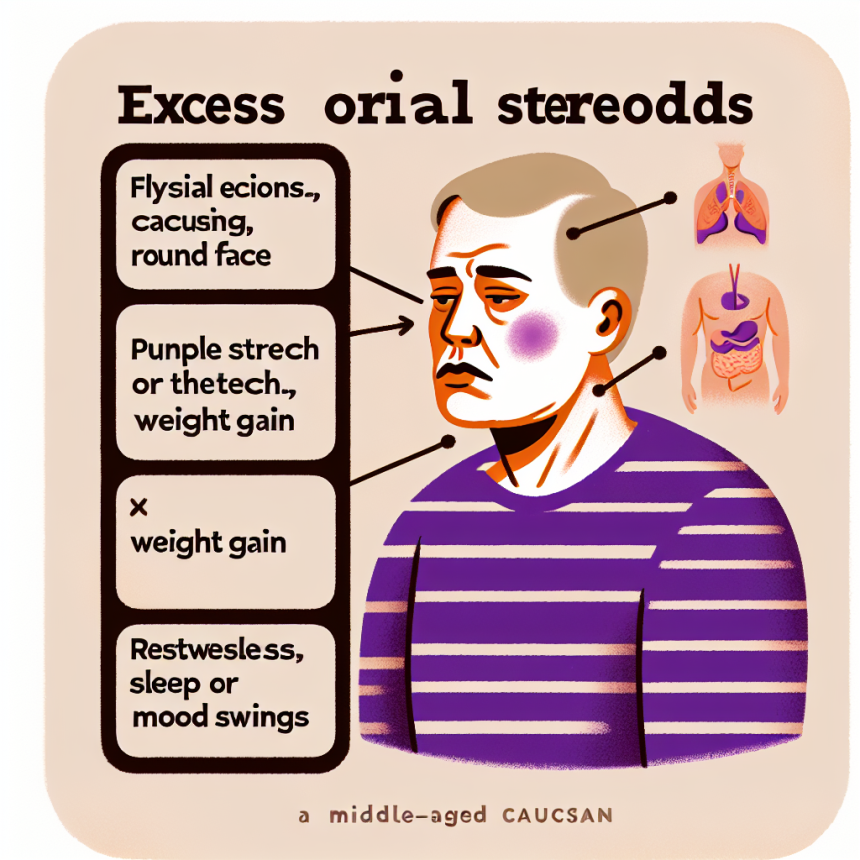 Cuáles son los signos de exceso de Esteroides orales