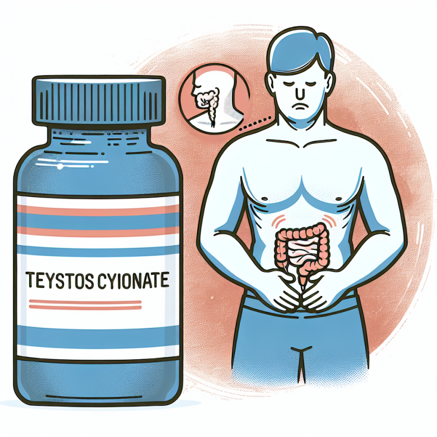 Cipionato de testosterona y sensación de hinchazón abdominal