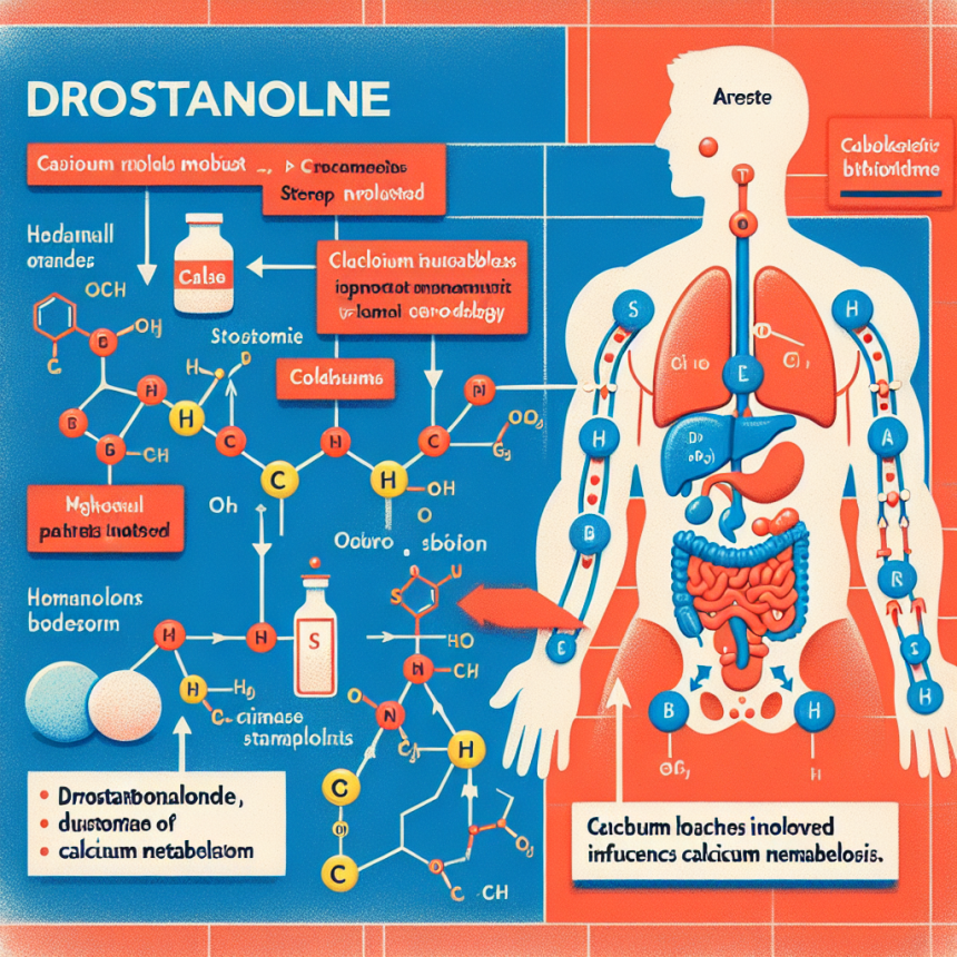 Cómo afecta Drostanolona al metabolismo del calcio