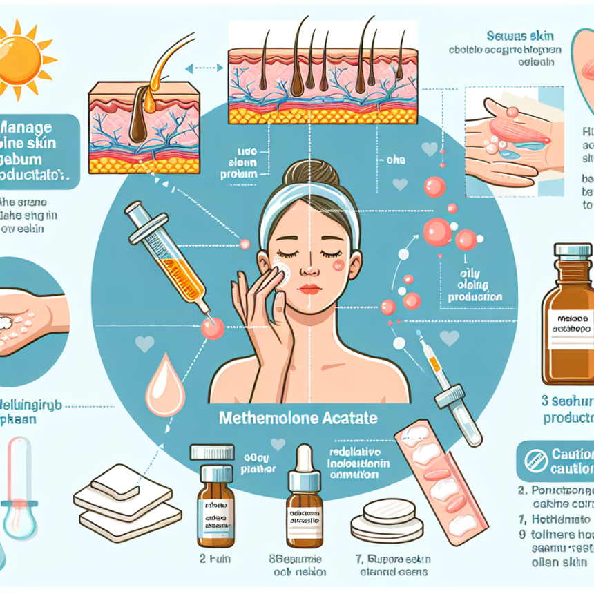 Cómo gestionar la piel grasa con Acetato de metenolona