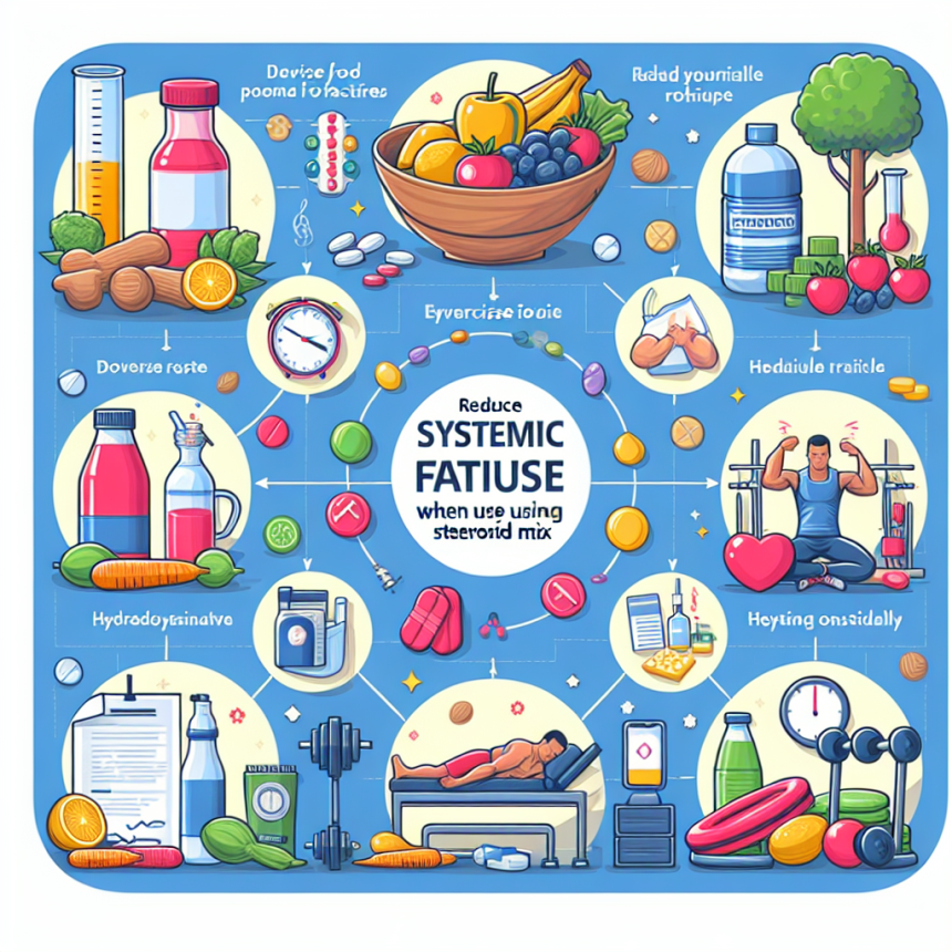 Cómo reducir la fatiga sistémica al usar Mezcla de esteroides