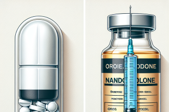 Diferencias entre Decanoato de nandrolona oral e inyectable