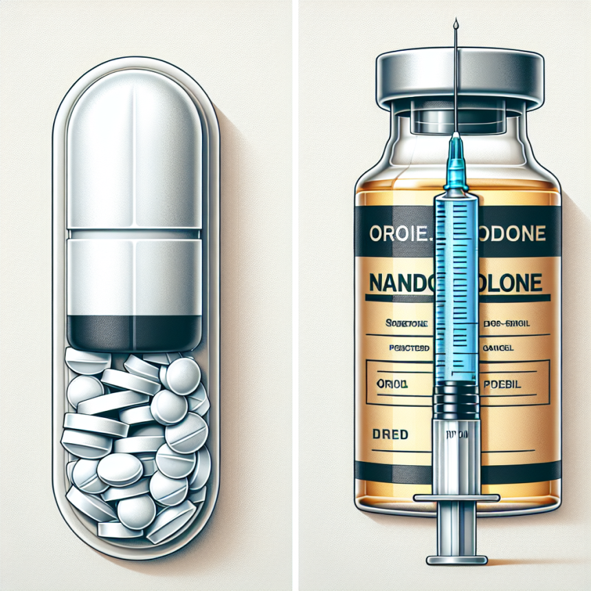 Diferencias entre Decanoato de nandrolona oral e inyectable