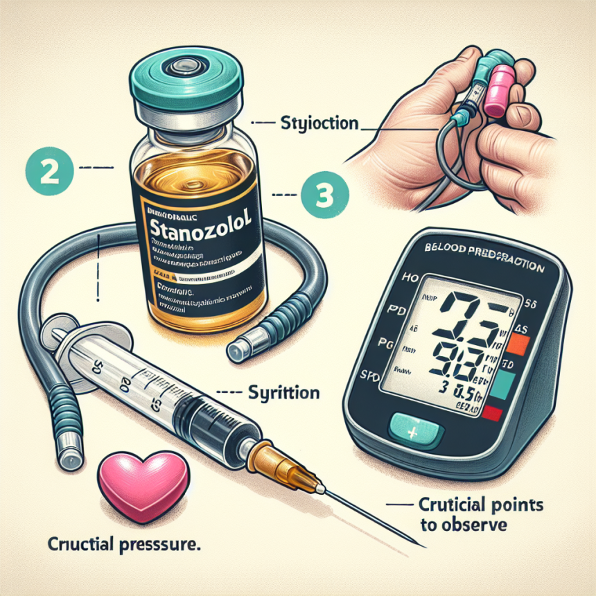 Inyección de estanozolol y presión arterial: qué observar