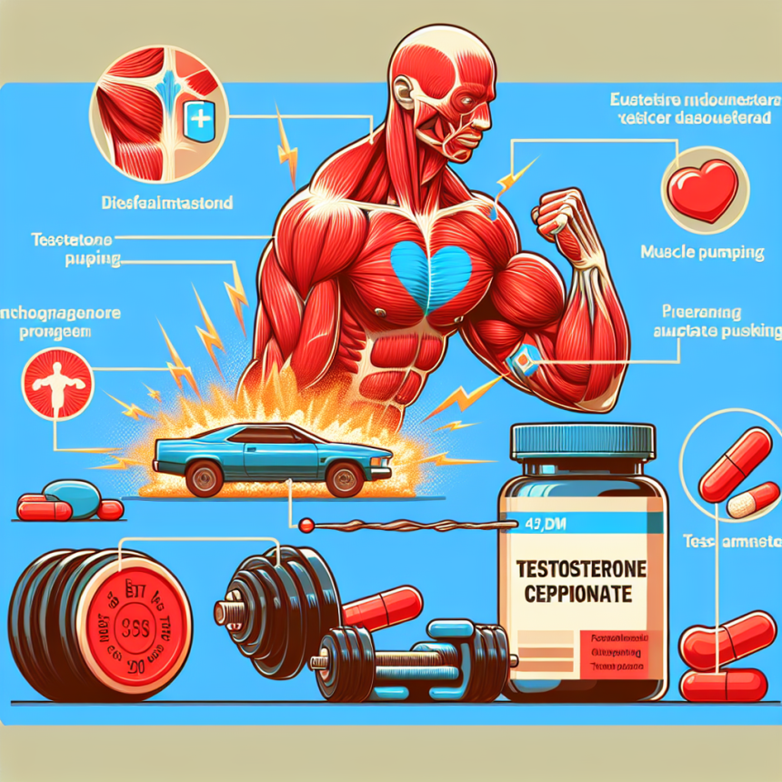¿Puede Cipionato de testosterona mejorar el bombeo muscular?