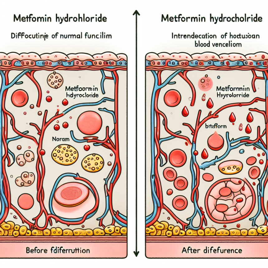 Cómo cambia la vascularización con Metformin Hydrochlorid