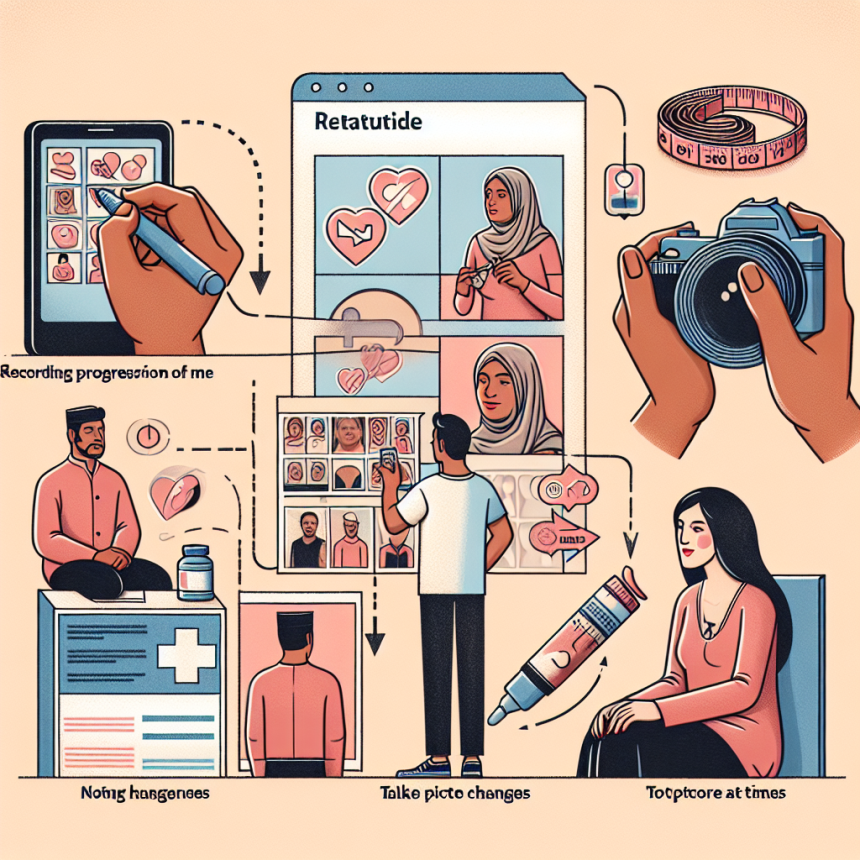 Cómo registrar tu progreso con Retatrutide en fotos
