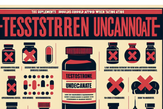 Qué suplementos debes evitar al tomar Undecanoato de testosterona