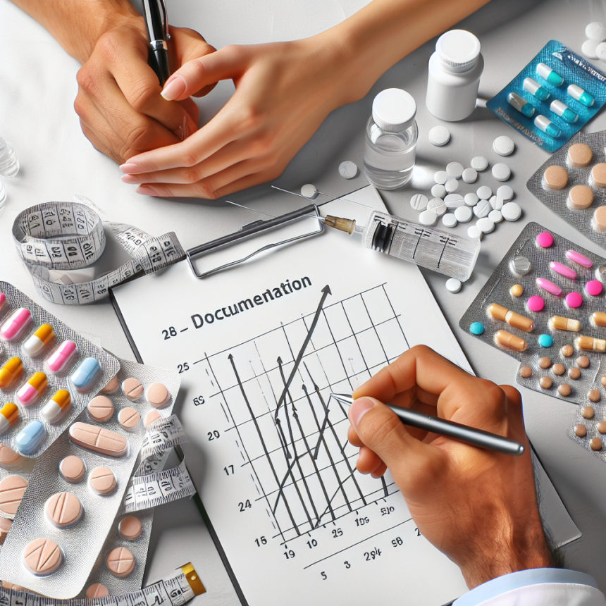 Cómo documentar el progreso con Inyecciones y pastillas para adelgazar
