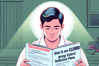 Cómo usar Clomid en fases de reducción calórica
