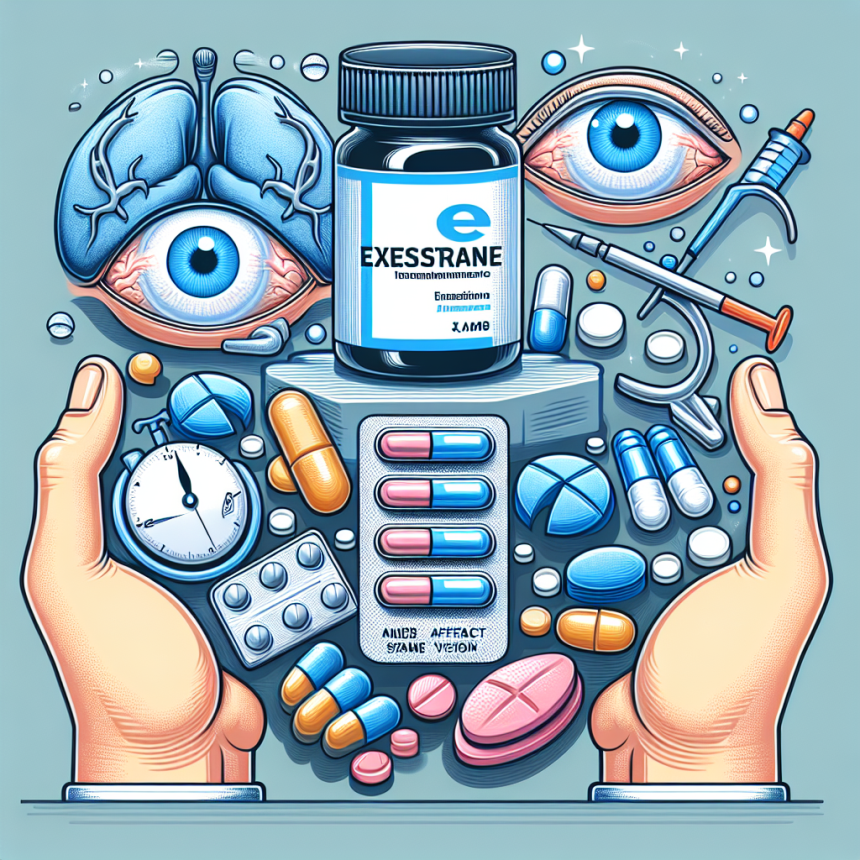 ¿Exemestane puede influir en la visión?