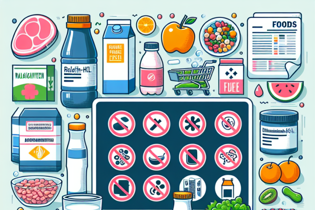 Qué alimentos debes evitar durante el ciclo con Raloxifen-HCl