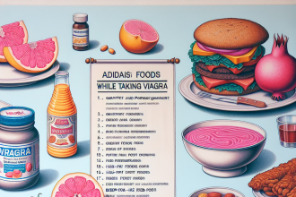 Qué alimentos debes evitar durante el ciclo con Viagra