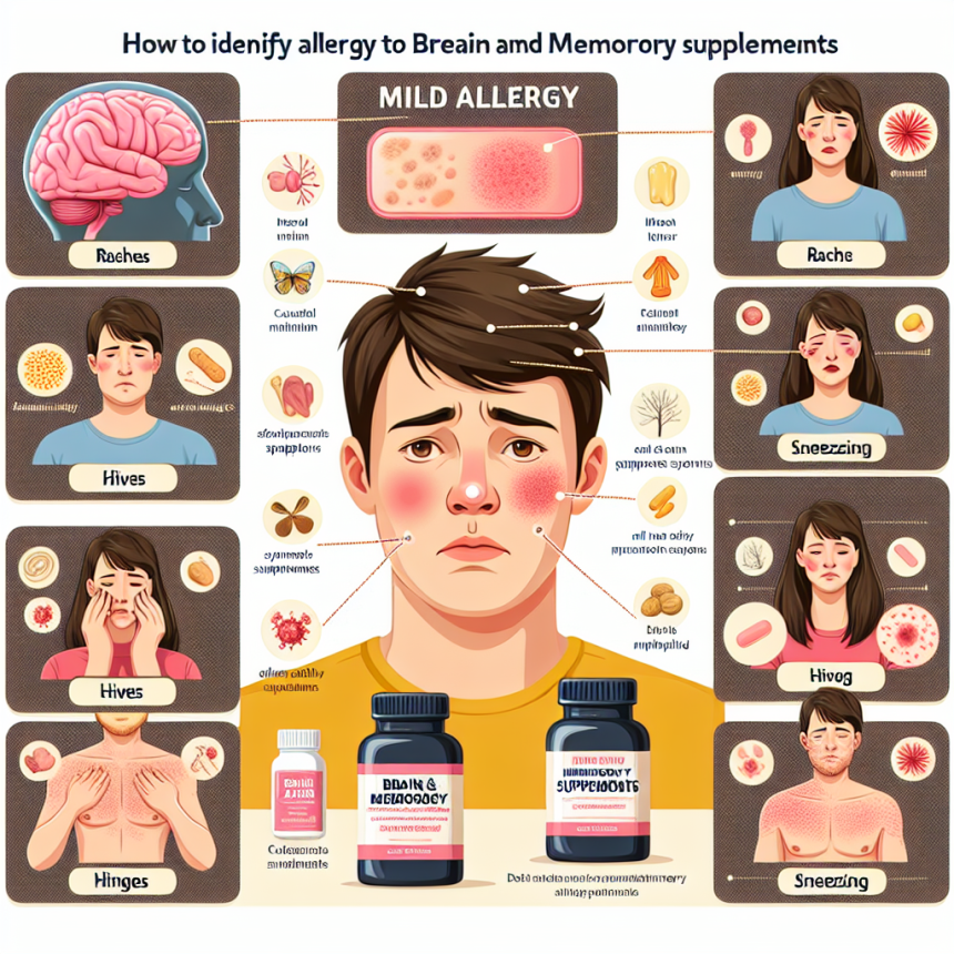Cómo identificar una alergia leve a Apoyo al cerebro y la memoria