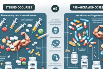 Cursos de esteroides para aumentar la masa muscular y suplementos pre-hormonales: diferencias