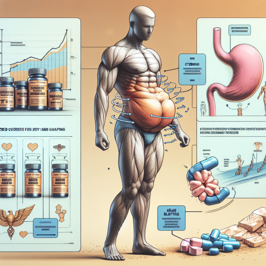 Cursos de esteroides para secado y modelado corporal (aumento de masa magra) y sensación de hinchazón abdominal