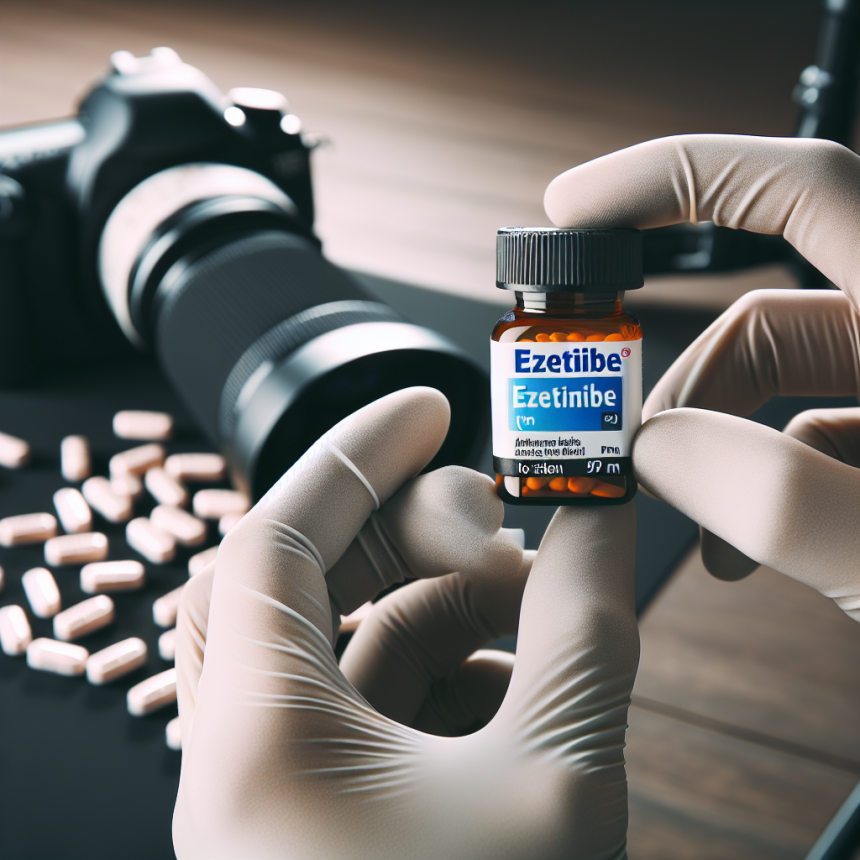 Ezetimiba en preparación para sesiones fotográficas