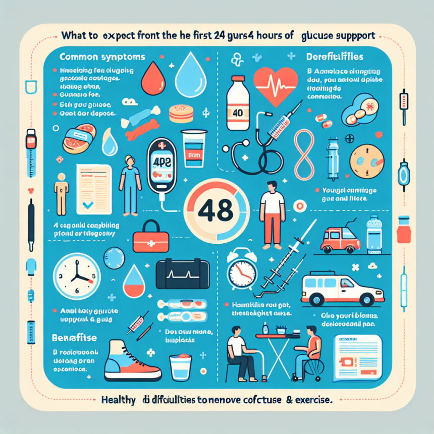 Qué esperar las primeras 48h con Apoyo a la glucosa