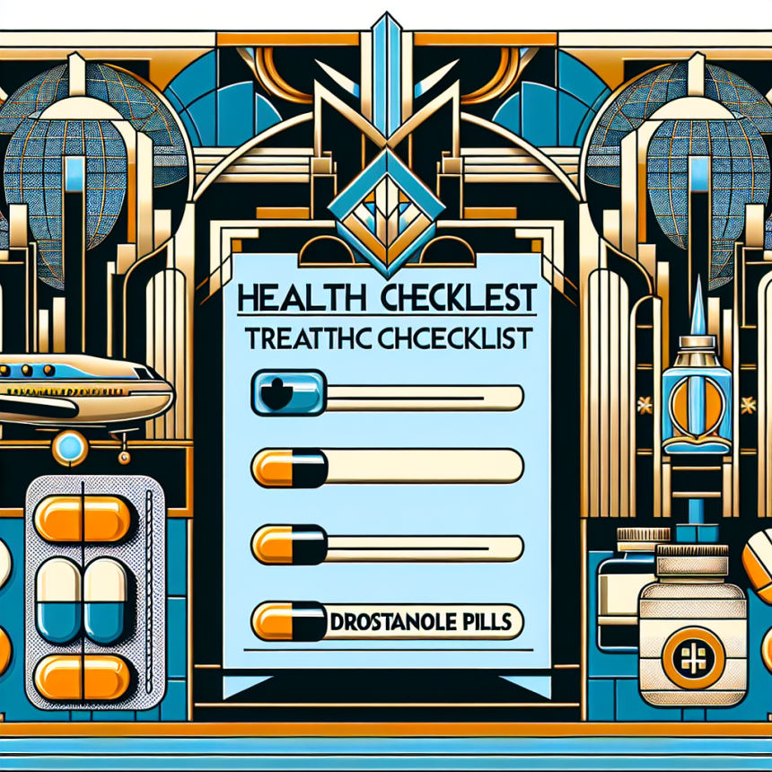 Drostanolone pastillas y viajes: checklist de salud